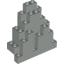 Набор LEGO Rock Panel Triangular 3 x 8 x 7 (aka LURP), Светло-серый