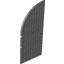Набор LEGO Door 1 x 5 x 10 Curved Top, Черный