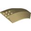 Набор LEGO Windscreen 8 x 6 x 2 Curved, Tan
