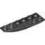 Набор LEGO Wedge 6 x 2 Inverted Left, Черный