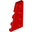 Набор LEGO Wedge Plate 4 x 2 Left, Красный