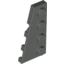 Набор LEGO Wedge Plate 4 x 2 Left, Темно-серый