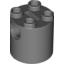 Набор LEGO Brick, Round 2 x 2 x 2 Robot Body [Undetermined Bottom Type], Темный сине-серый