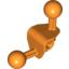 Набор LEGO Bionicle Ball Joint 4 x 4 x 2 90 Degree with 2 Ball Joints and Axle hole, Оранжевый
