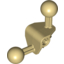 Набор LEGO Bionicle Ball Joint 4 x 4 x 2 90 Degree with 2 Ball Joints and Axle hole, Tan
