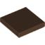 Набор LEGO Tile 2 x 2 with Groove, Коричневый