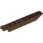 Набор LEGO Hinge Plate 1 x 8 with Angled Side Extensions, Rounded Plate Underside, Коричневый