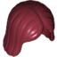 Набор LEGO Minifig Hair Female, Темно-красный