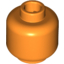 Набор LEGO Minifig Head Plain [Blocked Open Stud], Оранжевый
