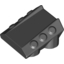 Набор LEGO Brick 2 x 2 No Studs, Sloped with 3 Side Pistons Raised Edges, Черный