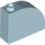 Набор LEGO Brick 1 x 3 x 2 with Curved Top, Светло-голубой