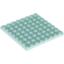 Набор LEGO Plate 8 x 8, Trans-Light Blue