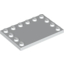 Набор LEGO Tile Special 4 x 6 with Studs on Edges, Белый