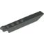 Набор LEGO Hinge Plate 1 x 8 with Angled Side Extensions, Rounded Plate Underside, Темно-серый