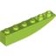 Набор LEGO Slope Curved 6 x 1 Inverted, Лайм