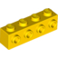 Набор LEGO Brick Special 1 x 4 with 4 Studs on One Side, Желтый
