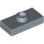 Набор LEGO Plate Special 1 x 2 with 1 Stud without Groove (Jumper), Sand Blue