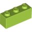 Набор LEGO Brick 1 x 3, Лайм