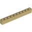 Набор LEGO Brick 1 x 10, Tan