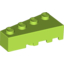 Набор LEGO Wedge 4 x 2 Left, Лайм