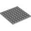 Набор LEGO Plate 8 x 8, Светлый сине-серый