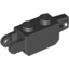 Набор LEGO Hinge Brick 1 x 2 Locking with 1 Finger Vertical End and 2 Fingers Vertical End, Черный