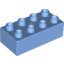 Набор LEGO Brick 2 x 4, Medium Blue