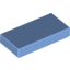 Набор LEGO Tile 1 x 2 with Groove, Medium Blue