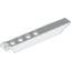 Набор LEGO Hinge Plate 1 x 8 with Angled Side Extensions, Rounded Plate Underside, Белый