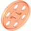 Набор LEGO Technic Wedge Belt Wheel [aka Pulley], Trans-Neon Orange
