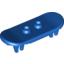 Набор LEGO Minifig Skateboard with Trolley Wheel Holders, Голубой