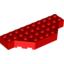 Набор LEGO Brick Wedged 4 x 10 with Cut Corners, Красный