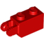 Набор LEGO Hinge Brick 1 x 2 Locking with 2 Fingers Vertical End, Красный