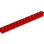 Набор LEGO Technic Brick 1 x 14 [13 Holes], Красный