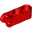 Набор LEGO Technic Axle and Pin Connector Perpendicular 3L with 2 Pin Holes, Красный