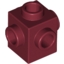 Набор LEGO Brick Special 1 x 1 Studs on 4 Sides, Темно-красный