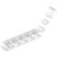 Набор LEGO Technic Beam 1 x 9 Bent (6 - 4) Thick, Pearl Light Gray