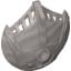 Набор LEGO Bionicle Weapon 5 x 5 Shield with 3 Top Fins, Pearl Light Gray