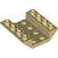 Набор LEGO Slope Inverted 45 4 x 4 Double, Tan