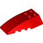 Набор LEGO Wedge 6 x 4 Triple Curved, Красный