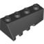 Набор LEGO Wedge 4 x 2 Sloped Right, Черный
