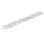 Набор LEGO Hinge Plate 1 x 8 with Angled Side Extensions, Rounded Plate Underside, Trans-Clear
