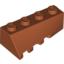 Набор LEGO Wedge 4 x 2 Sloped Right, Темно-оранжевый