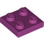 Набор LEGO Plate 2 x 2, Пурпурный