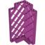 Набор LEGO Belville Wall, Lattice 6 x 6 x 12 Corner, Пурпурный