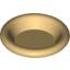 Набор LEGO Minifig Dish 3 x 3, Chrome Gold