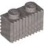 Набор LEGO Brick Special 1 x 2 with Grill, Pearl Light Gray