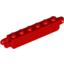 Набор LEGO Hinge Brick 1 x 6 Locking with 1 Finger Vertical End and 2 Fingers Vertical End, Красный
