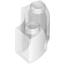 Набор LEGO Brick Round Corner 2 x 2 Macaroni with Stud Notch, Trans-Clear