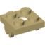 Набор LEGO Magnet Holder Plate 2 x 2 Bottom, Tan